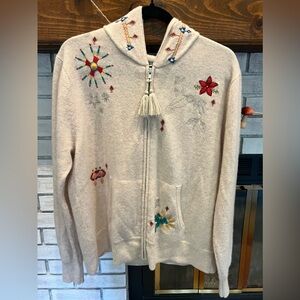 Johnny Was Cashmere Hoodie